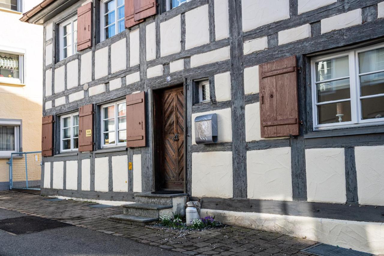 Fewo Im Alten Fachwerkhaus Bad Buchau Exteriör bild